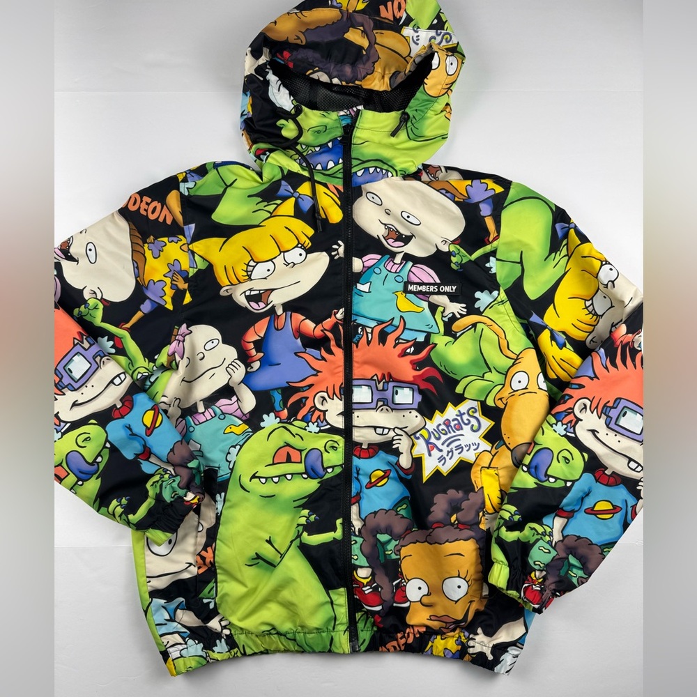 Members Only  Cartoon Print Hoodie - Multicolor